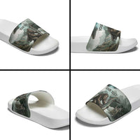 Bigfoot Loch Ness Monster UFO Believe Personalized Slide Sandals World Cryptids Gothic Style