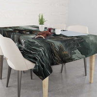 Bigfoot Loch Ness Monster UFO Believe Personalized Tablecloth World Cryptids Gothic Style