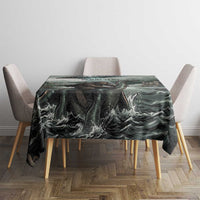 Bigfoot Loch Ness Monster UFO Believe Personalized Tablecloth World Cryptids Gothic Style