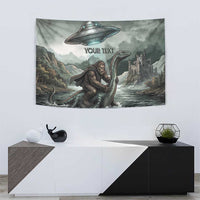 Bigfoot Loch Ness Monster UFO Believe Personalized Tapestry World Cryptids Gothic Style