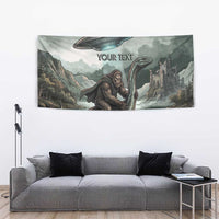 Bigfoot Loch Ness Monster UFO Believe Personalized Tapestry World Cryptids Gothic Style