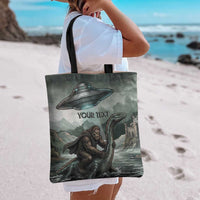 Bigfoot Loch Ness Monster UFO Believe Personalized Tote Bag World Cryptids Gothic Style