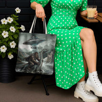 Bigfoot Loch Ness Monster UFO Believe Personalized Tote Bag World Cryptids Gothic Style