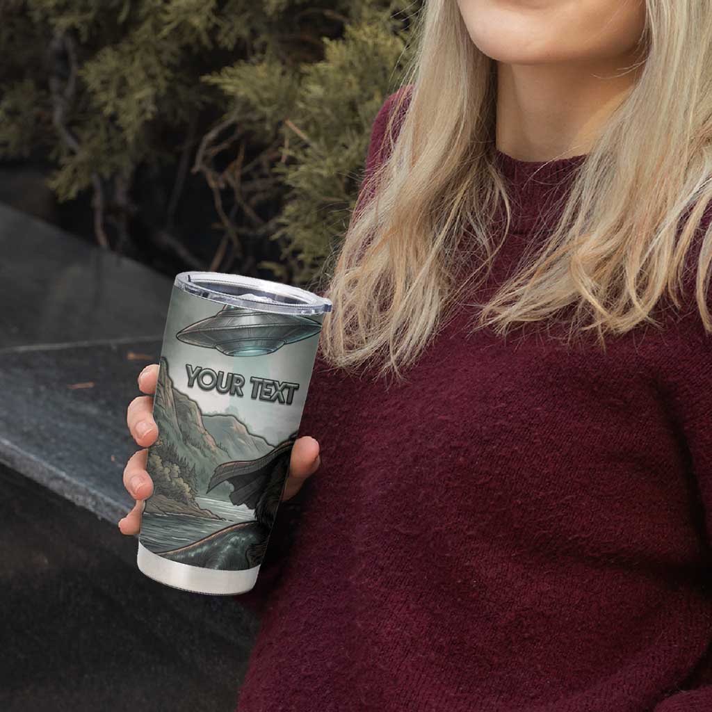 Bigfoot Loch Ness Monster UFO Believe Personalized Tumbler Cup World Cryptids Gothic Style