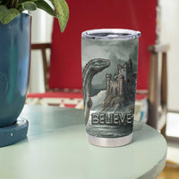 Bigfoot Loch Ness Monster UFO Believe Personalized Tumbler Cup World Cryptids Gothic Style
