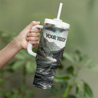 Bigfoot Loch Ness Monster UFO Believe Personalized Tumbler With Handle World Cryptids Gothic Style