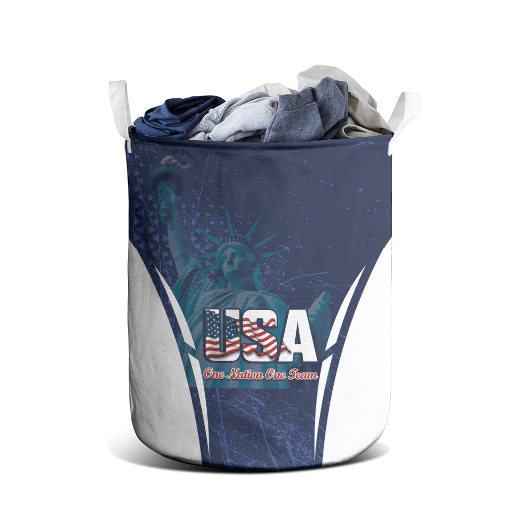 United States 2026 Soccer Laundry Basket Go USA One Nation One Team