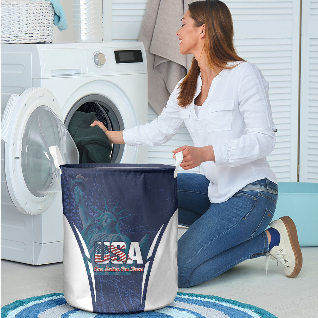 United States 2026 Soccer Laundry Basket Go USA One Nation One Team