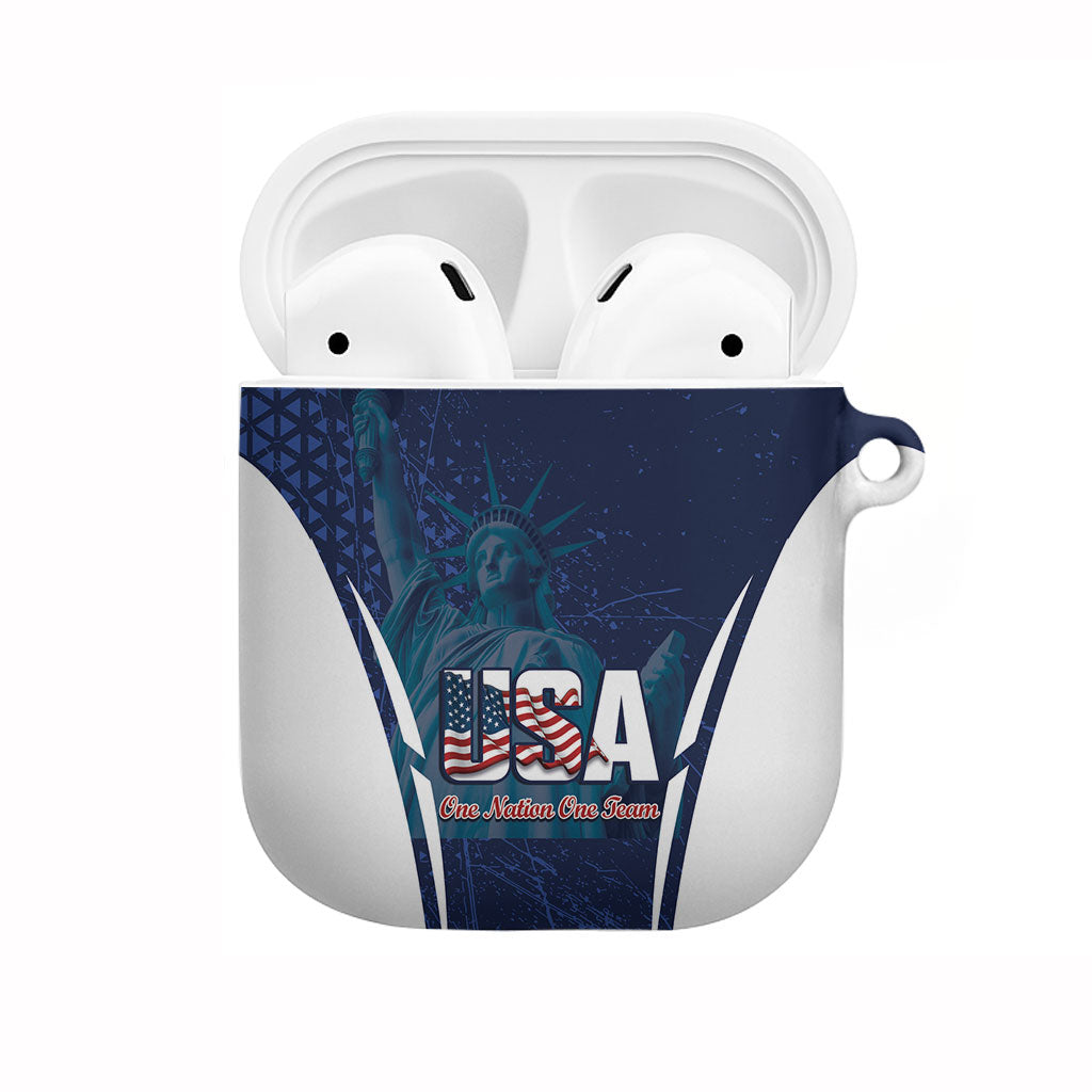 United States 2026 Soccer AirPods Case Go USA One Nation One Team
