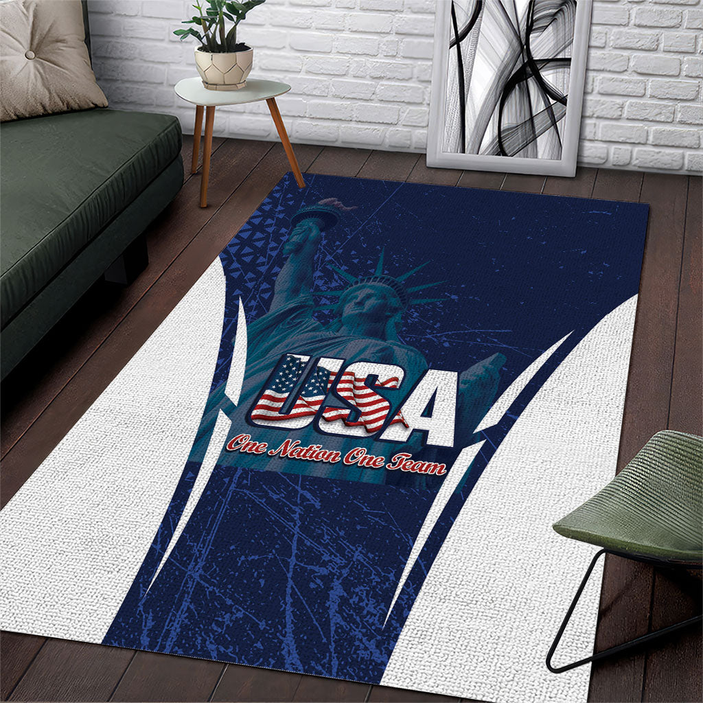 United States 2026 Soccer Area Rug Go USA One Nation One Team
