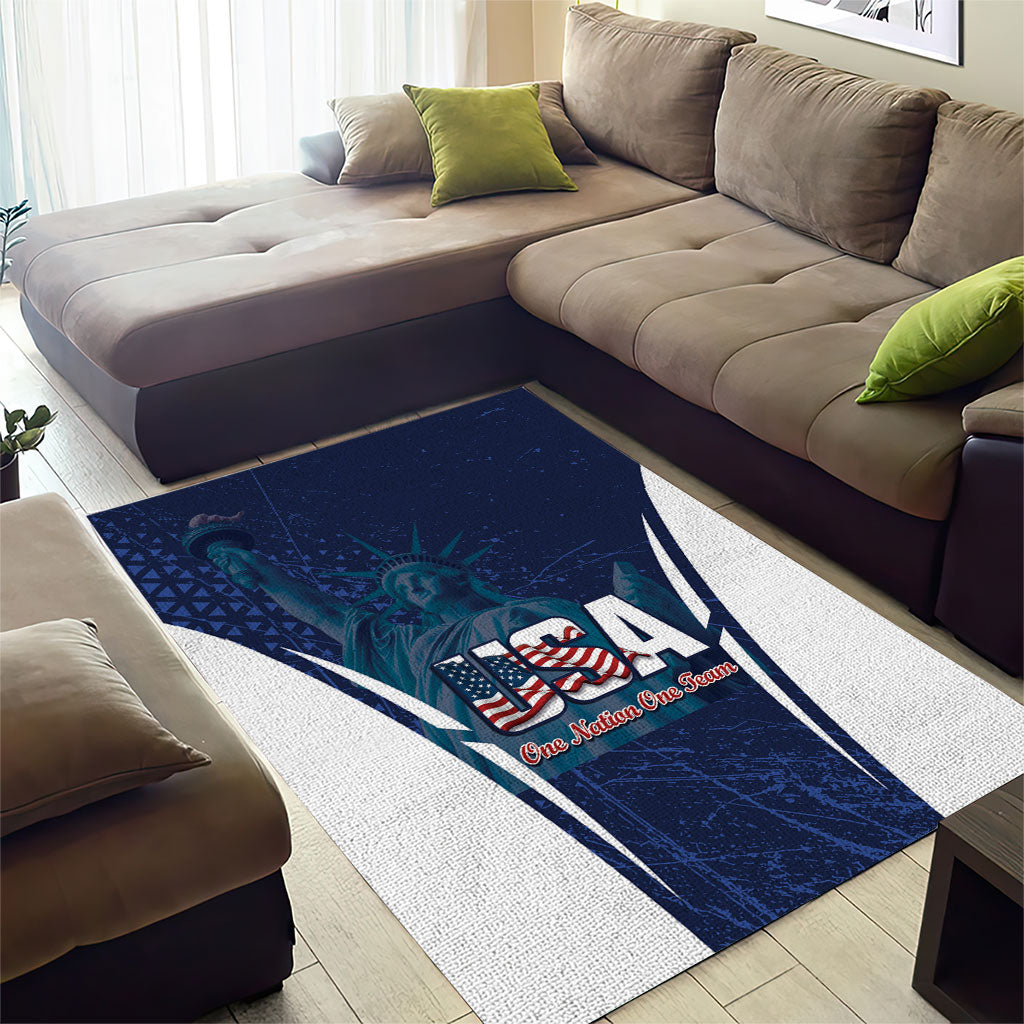 United States 2026 Soccer Area Rug Go USA One Nation One Team