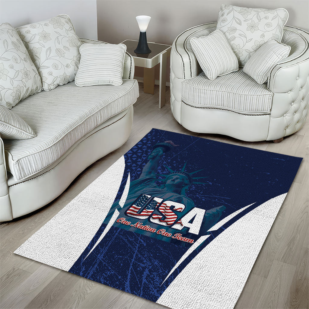 United States 2026 Soccer Area Rug Go USA One Nation One Team