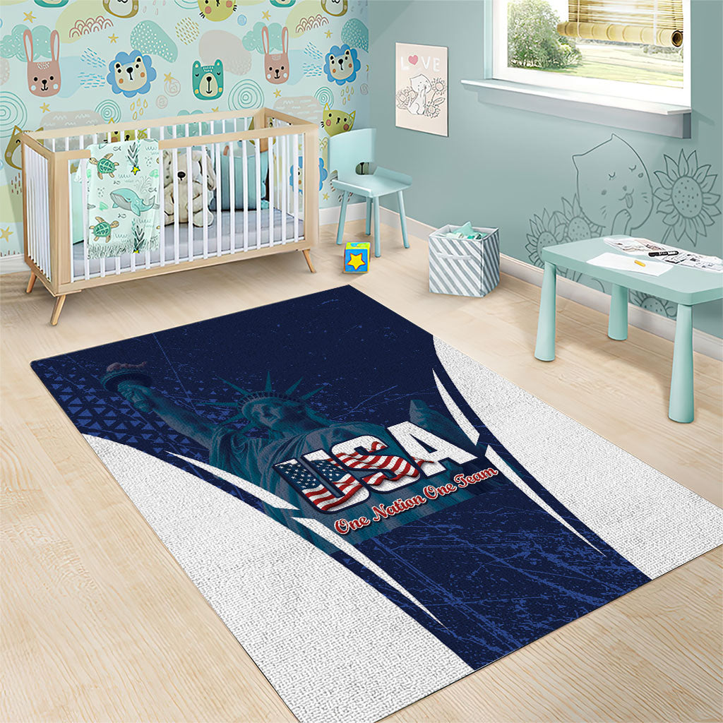 United States 2026 Soccer Area Rug Go USA One Nation One Team