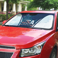 United States 2026 Soccer Auto Sun Shade Go USA One Nation One Team