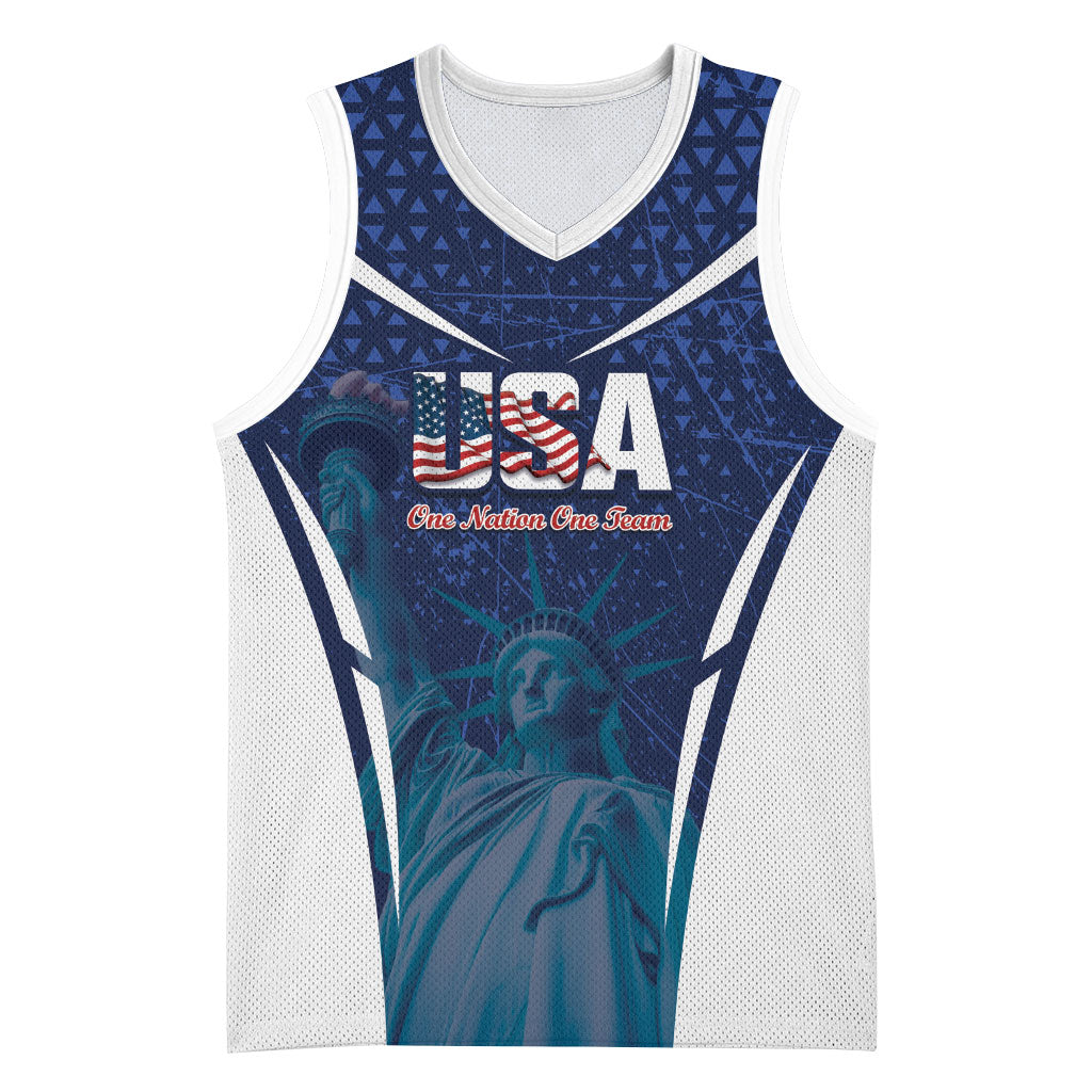 United States 2026 Soccer Custom Basketball Jersey Go USA One Nation One Team