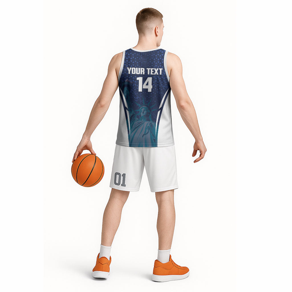 United States 2026 Soccer Custom Basketball Jersey Go USA One Nation One Team