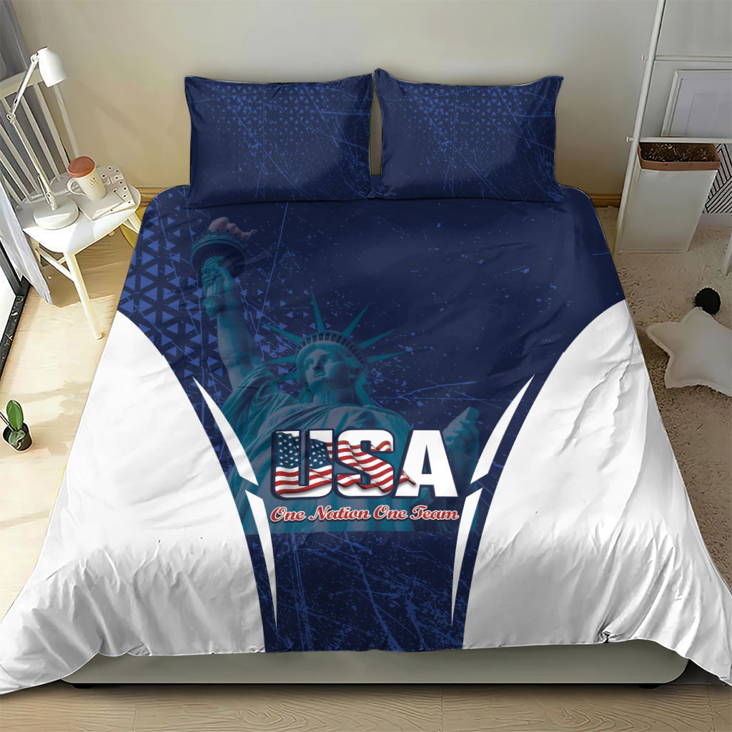 United States 2026 Soccer Bedding Set Go USA One Nation One Team
