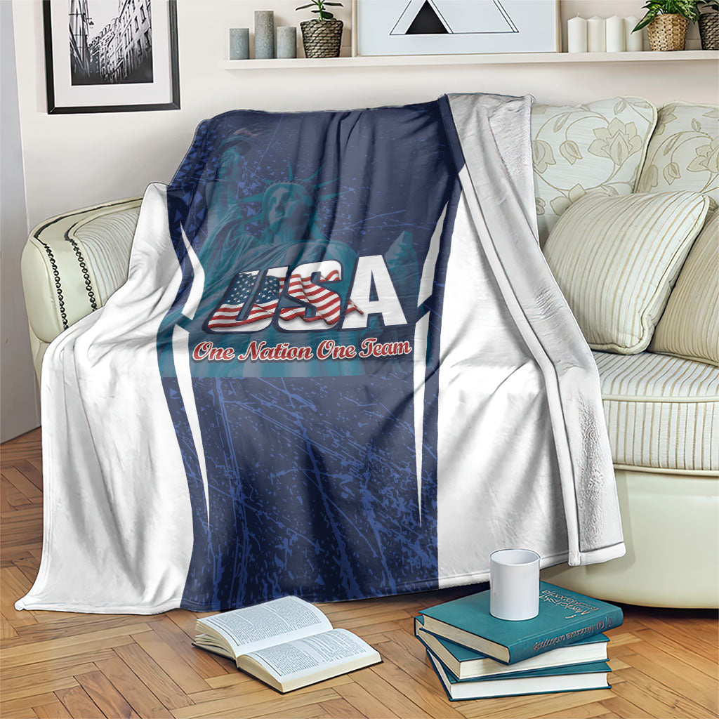 United States 2026 Soccer Blanket Go USA One Nation One Team