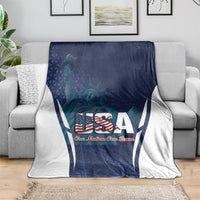 United States 2026 Soccer Blanket Go USA One Nation One Team