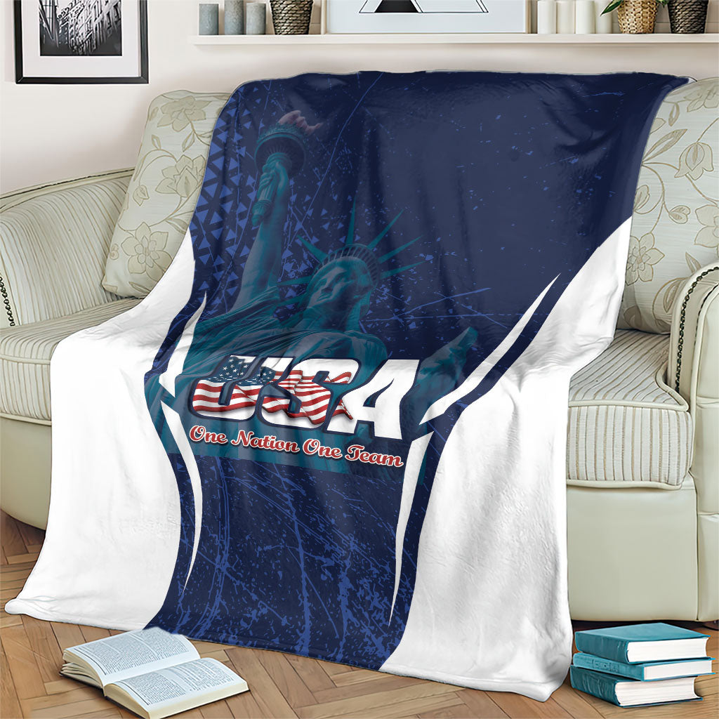 United States 2026 Soccer Blanket Go USA One Nation One Team
