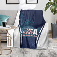 United States 2026 Soccer Blanket Go USA One Nation One Team