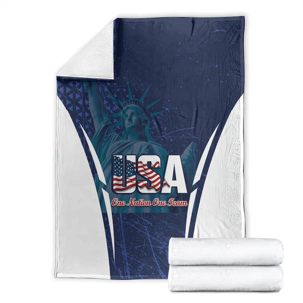 United States 2026 Soccer Blanket Go USA One Nation One Team