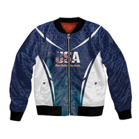 United States 2026 Soccer Custom Bomber Jacket Go USA One Nation One Team
