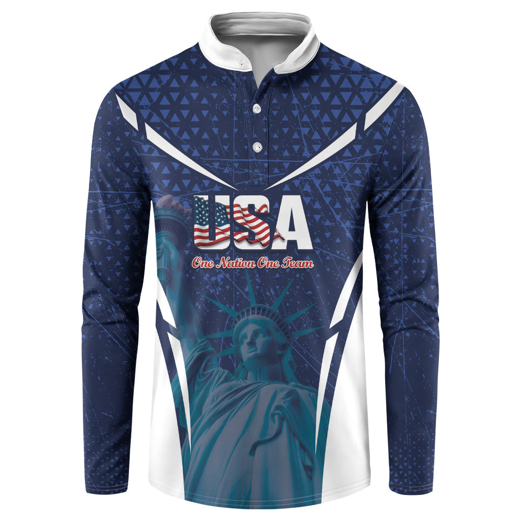 United States 2026 Soccer Custom Button Sweatshirt Go USA One Nation One Team