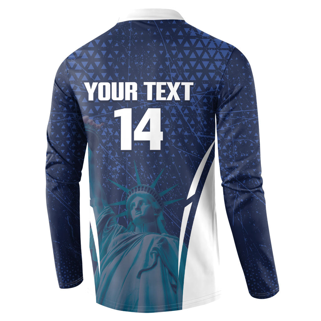 United States 2026 Soccer Custom Button Sweatshirt Go USA One Nation One Team