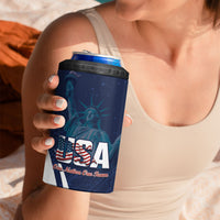 United States 2026 Soccer Custom 4 in 1 Can Cooler Tumbler Go USA One Nation One Team