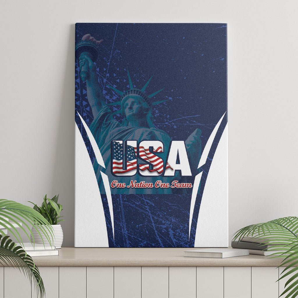 United States 2026 Soccer Canvas Wall Art Go USA One Nation One Team