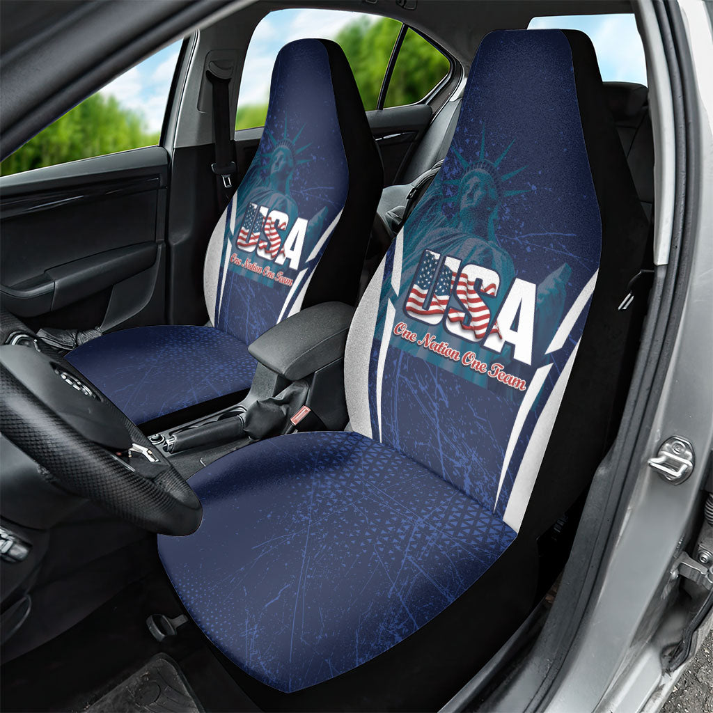 United States 2026 Soccer Car Seat Cover Go USA One Nation One Team