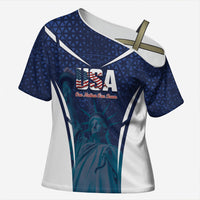 United States 2026 Soccer Custom Cross Shoulder Shirt Go USA One Nation One Team
