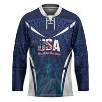 United States 2026 Soccer Custom Hockey Jersey Go USA One Nation One Team
