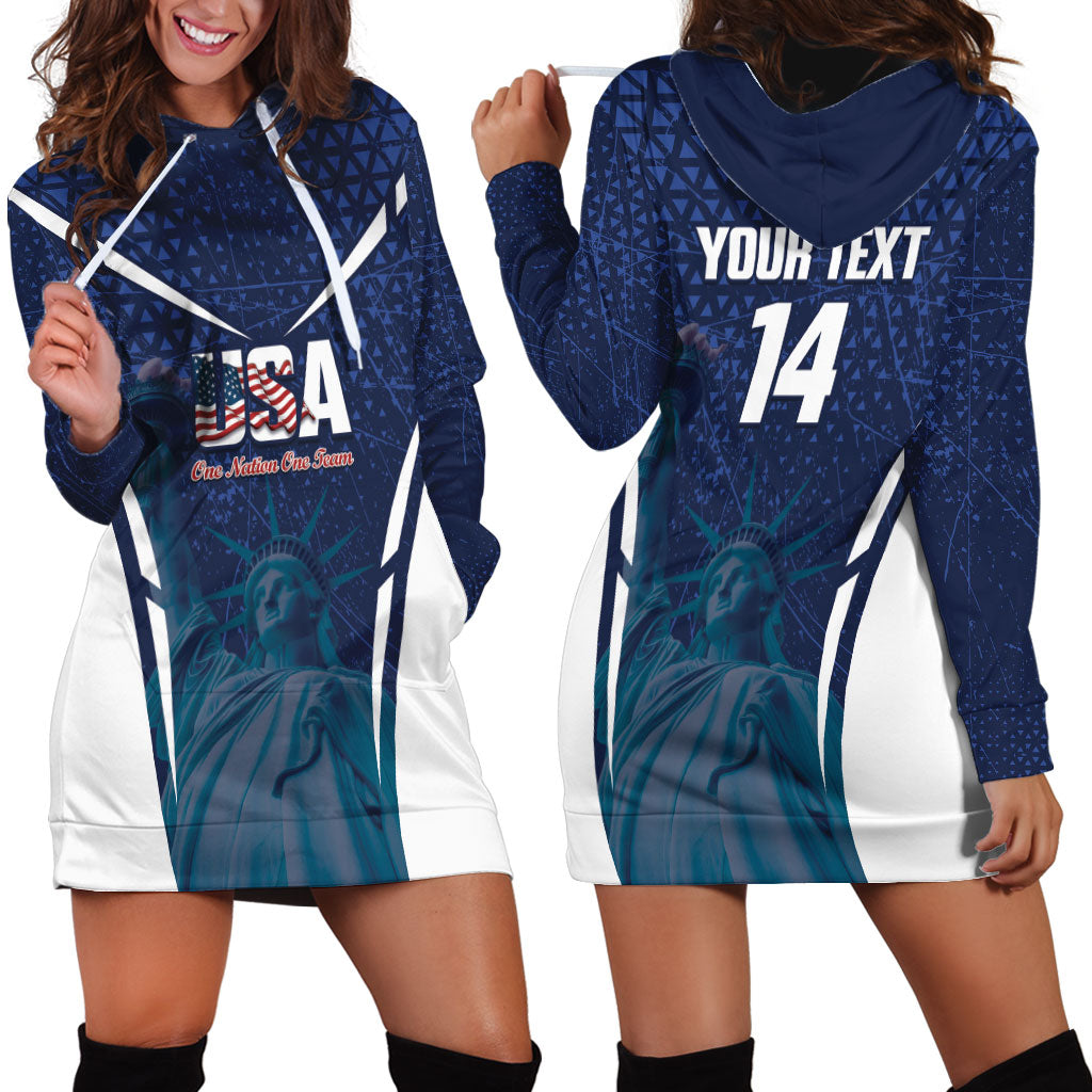 United States 2026 Soccer Custom Hoodie Dress Go USA One Nation One Team
