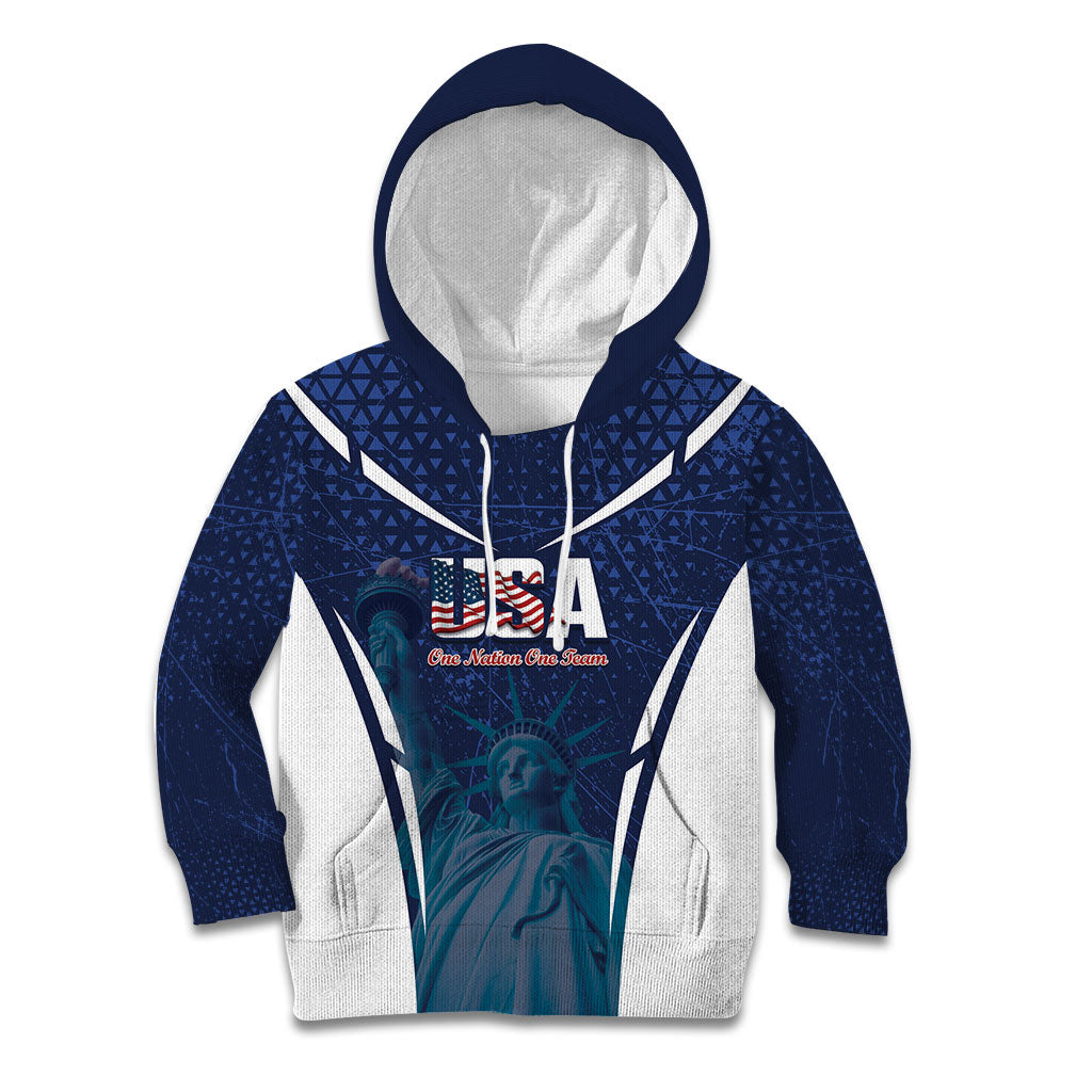United States 2026 Soccer Custom Kid Hoodie Go USA One Nation One Team