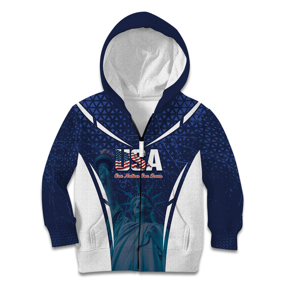 United States 2026 Soccer Custom Kid Hoodie Go USA One Nation One Team