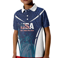 United States 2026 Soccer Custom Kid Polo Shirt Go USA One Nation One Team