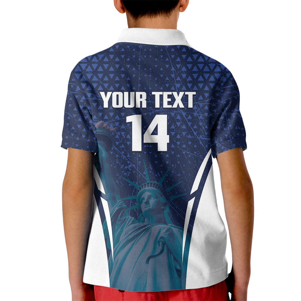 United States 2026 Soccer Custom Kid Polo Shirt Go USA One Nation One Team