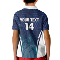 United States 2026 Soccer Custom Kid Polo Shirt Go USA One Nation One Team