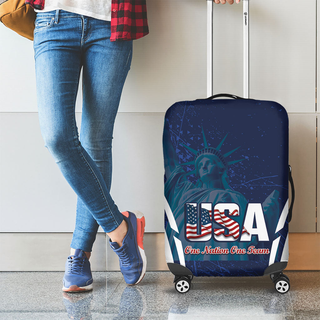 United States 2026 Soccer Luggage Cover Go USA One Nation One Team