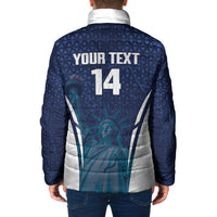 United States 2026 Soccer Custom Padded Jacket Go USA One Nation One Team