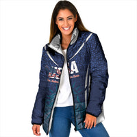 United States 2026 Soccer Custom Padded Jacket Go USA One Nation One Team