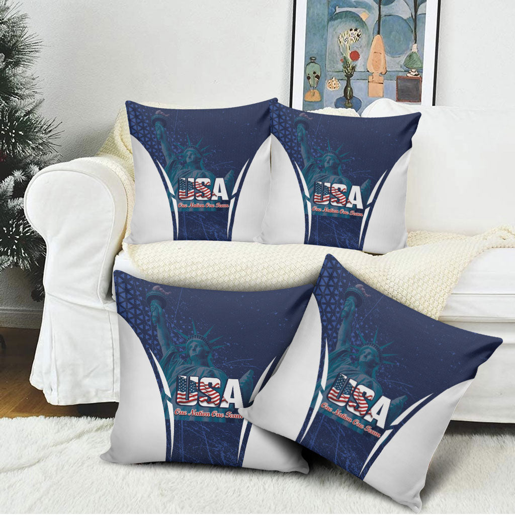 United States 2026 Soccer Pillow Cover Go USA One Nation One Team