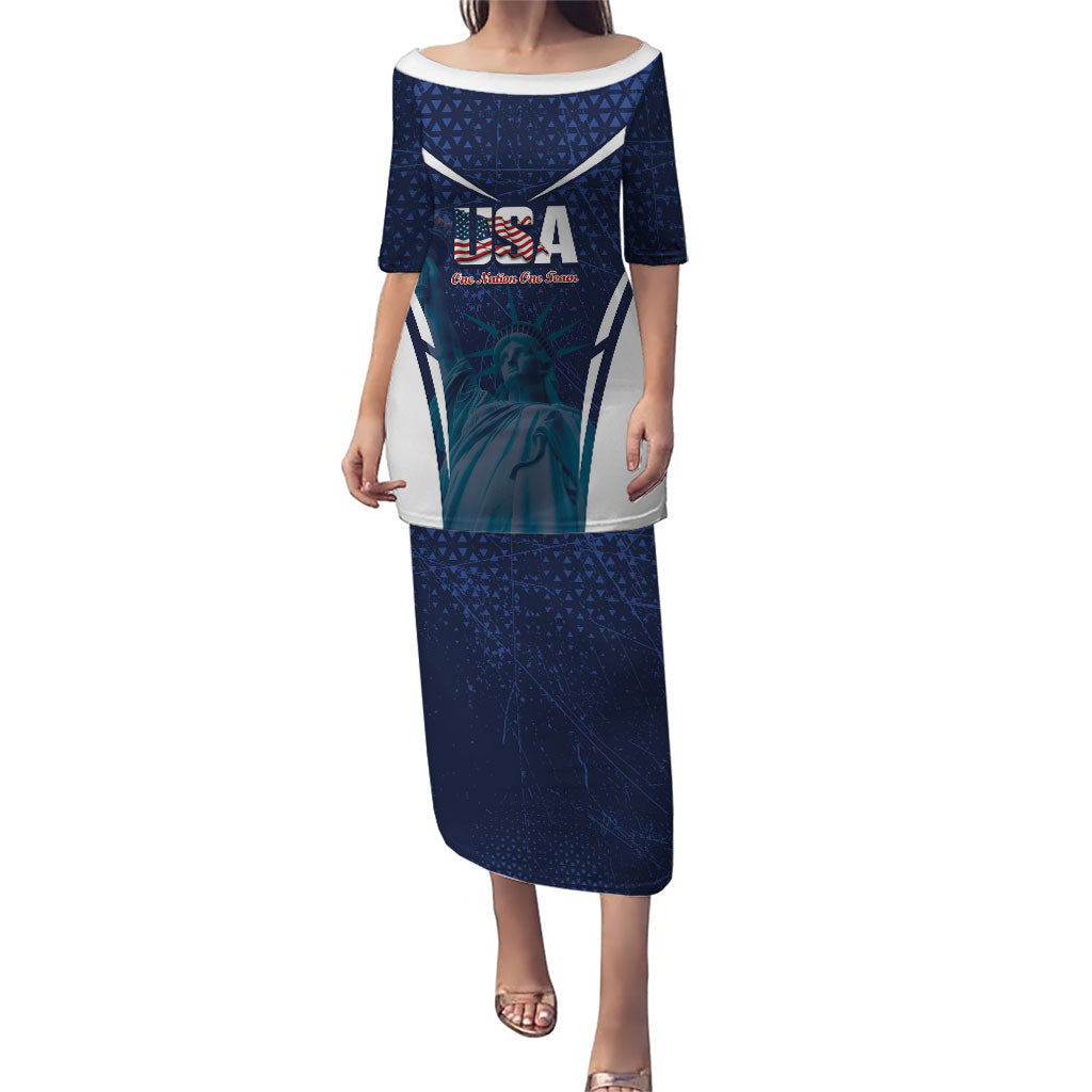 United States 2026 Soccer Custom Puletasi Go USA One Nation One Team