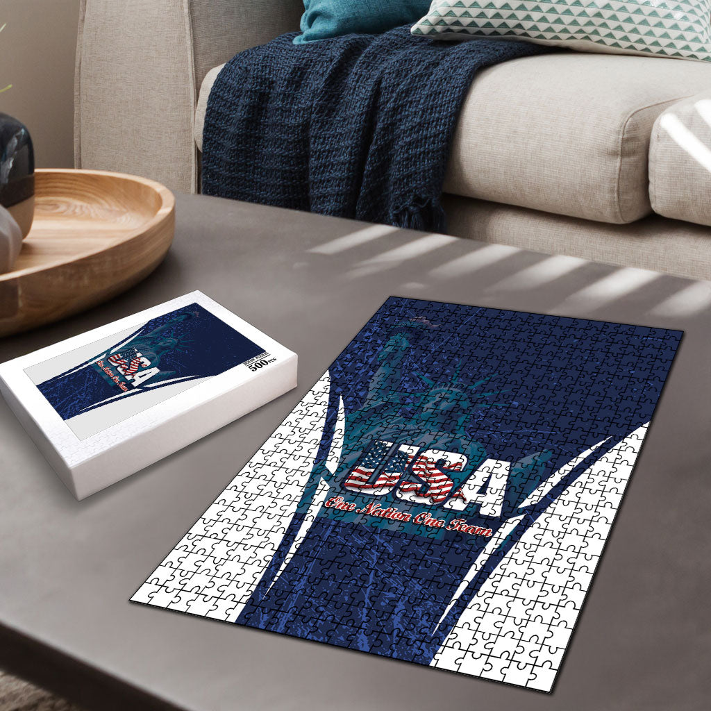 United States 2026 Soccer Puzzle Go USA One Nation One Team