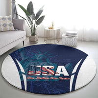 United States 2026 Soccer Round Carpet Go USA One Nation One Team