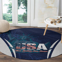 United States 2026 Soccer Round Carpet Go USA One Nation One Team