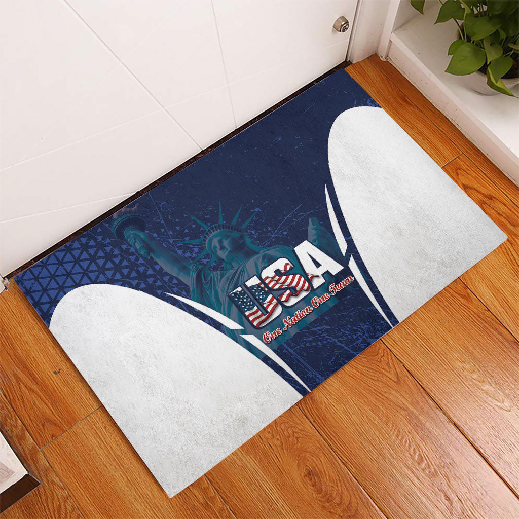 United States 2026 Soccer Rubber Doormat Go USA One Nation One Team