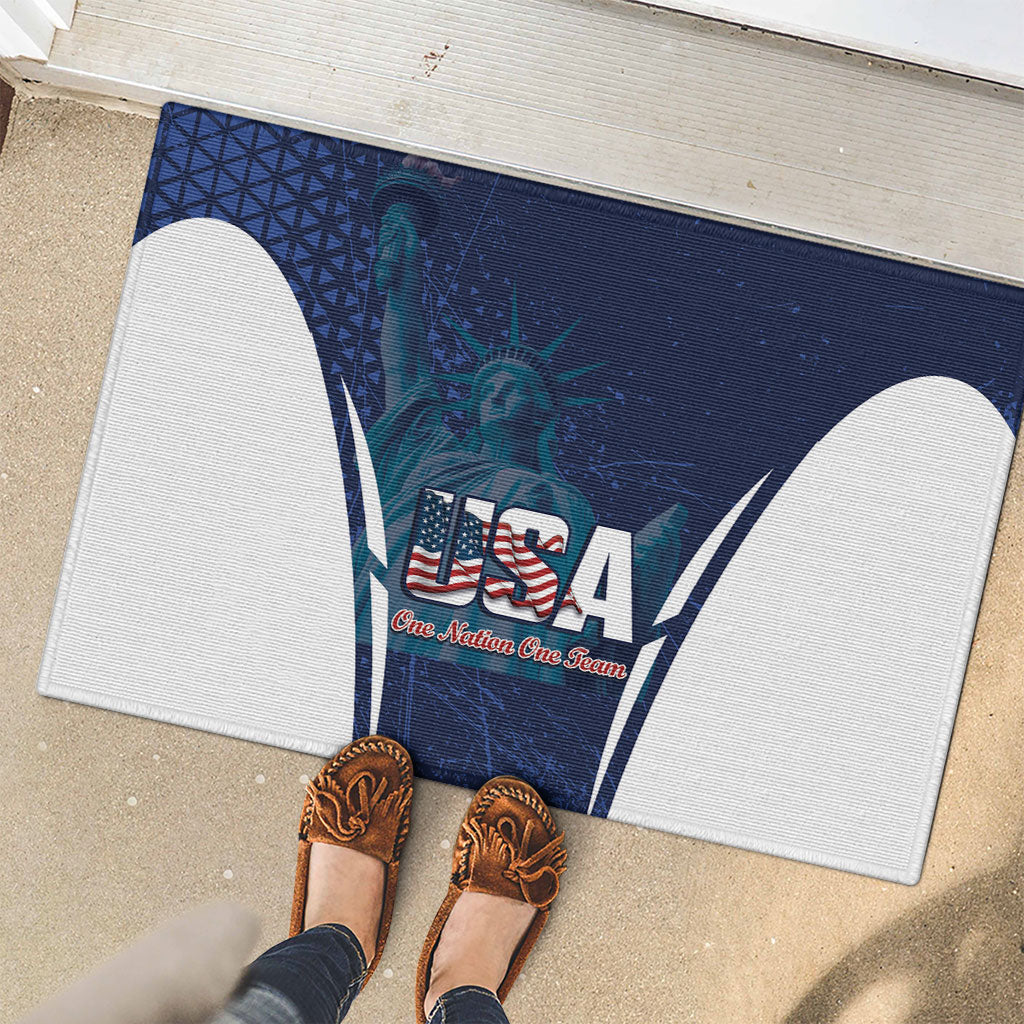 United States 2026 Soccer Rubber Doormat Go USA One Nation One Team